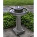 Campania International Meridian Concrete Fountain w/ Light | 36 H x 24.75 W x 24.75 D in | Wayfair FT-325-EM