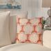 Highland Dunes Courtland Shell Indoor/Outdoor Throw Pillow Polyester/Polyfill blend in Red/White | 22 H x 22 W x 1 D in | Wayfair