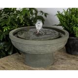 Campania International Faro Concrete Fountain | 7.5 H x 13 W x 13 D in | Wayfair FT-327-GS