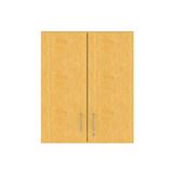 TotMate Tot Mate 3-Level Classroom Storage Wall Cabinet w/ Doors Wood in Brown | 36.5 H x 30 W x 14.5 D in | Wayfair TM2317R.S2222