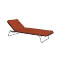 OASIQ Sandur Sun Chaise Lounge w/ Cushions Metal in Gray/Brown | 10.63 H x 29.13 W x 79.5 D in | Outdoor Furniture | Wayfair 3001115500000-C
