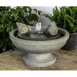 Campania International Belleville Concrete Fountain | 9.5 H x 13 W x 13 D in | Wayfair FT-328-BR