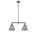 Callahan 2-Light Kitchen Island Cone Pendant Glass in Gray Laurel Foundry Modern Farmhouse® | 5.125 H x 20 W x 3.375 D in | Wayfair