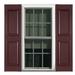 Perfect Shutters, inc. Premier Raised Exterior Shutters Pair Vinyl in Brown | 51 H x 15 W x 0.875 D in | Wayfair IR521551260