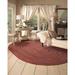 Red 102 x 0.38 in Indoor Area Rug - Loon Peak® Omaha Braided Wool Rug Wool | 102 W x 0.38 D in | Wayfair C77B522D321E4B9CB6A87844022377C4