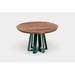 ARTLESS ARS XL Dining Table Wood/Metal in Green/Brown | 30 H x 42 W x 42 D in | Wayfair A-ARS-XL-GR-42-W