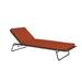 OASIQ Sandur Sun Chaise Lounge w/ Cushions Metal in Brown | 10.63 H x 29.13 W x 79.5 D in | Outdoor Furniture | Wayfair 3001115501000-C