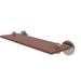 Winston Porter Trond Solid IPE Ironwood Wall Shelf Wood/Metal in Gray | 2.5 H x 16 W x 5 D in | Wayfair 6FFF6965C7D34B1CB6B7FA9A795F2B07