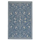 Blue 110 x 70 x 0.25 in Area Rug - Plow & Hearth Veranda Power Loom Indoor/Outdoor Area Rug | 110 H x 70 W x 0.25 D in | Wayfair 53C7K BL