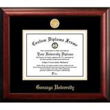 Campus Images Gonzaga University Embossed Diploma Picture Frame Wood in Black/Brown/Red | 8 H x 10 W x 1.5 D in | Wayfair WA991GED-108