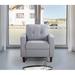 Armchair - Winston Porter Castiglione 83.49Cm Wide Tufted Velvet Armchair Wood/Polyester in Gray | 35.24 H x 32.87 W x 32.09 D in | Wayfair