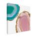 Wrought Studio™ 'Gem Stones I' Graphic Art on Wrapped Canvas in Blue/Pink/White | 18 H x 18 W x 2 D in | Wayfair 7658608F0D544DA29C2FBC4761B07171