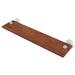 Winston Porter Trond Solid IPE Ironwood Wall Shelf Wood/Metal in White | 2.5 H x 22 W x 5 D in | Wayfair 26B8B2E0898945CEB859F0DB787727C7