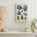 Highland Dunes Mineralogie II by Vision Studio - Graphic Art Print on Canvas in Brown/Gray/Green | 19 H x 12 W x 2 D in | Wayfair