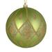 Vickerman 529188 - 4.75" Celadon Matte Glitter Diamond Ball Christmas Tree Ornament (4 pack) (N188154D)