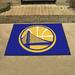 FANMATS NBA Golden State Warriors All-Star 42.5 in. x 33.75 in. Non-Slip Indoor Only Door Mat Synthetics in Blue/Yellow | Wayfair 19440