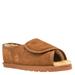 Lamo Open Toe Wrap - Mens S Size 7-8 Brown Slipper Medium