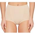 DKNY Women's Classic Cotton Smoothing Brief, Cashmere, XL