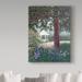 August Grove® 'The View From The Porch' Acrylic Painting Print on Wrapped Canvas in Black/Brown/Gray | 19 H x 14 W x 2 D in | Wayfair