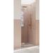 Glass Warehouse Halo 30 in. x 78 in. Frameless Glass Hinge Shower Door | 78 H in | Wayfair GW-GH-30-SB