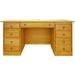 Millwood Pines Orin Executive Desk Wood in White | 30.25 H x 64 W x 21 D in | Wayfair F37FCD8D63FA4923AFD05BAD7C62D4B8