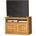 Millwood Pines Canaan Solid Wood TV Stand for TVs up to 43" Wood in Blue | 27 H in | Wayfair C90E072CA8014CCD91ABACF6327EF47E