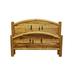Loon Peak® Jorgensen Standard Bed Wood in Brown | 63 H x 89 W x 90 D in | Wayfair F3E3E4C660D84A719BEC27AE187AAC01