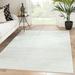 Gray 106 x 0.25 in Area Rug - Wrought Studio™ Belgr Abstract Ivory Area Rug Polyester/Viscose | 106 W x 0.25 D in | Wayfair