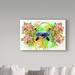 World Menagerie Bird Collection 36 by Ata Alishahi - Print on Canvas Metal in Blue/Pink | 22 H x 32 W x 2 D in | Wayfair