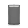 Tower T838001T Square Sensor Bin with Fingerprint Proof Coated Exterior, Titanium,Large