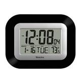 Westclox Clocks Digital Quartz Tabletop Clock in Silver Plastic/Acrylic in Gray | 5.5 H x 7.75 W in | Wayfair 55006BK