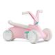 BERG GO² 2in1 Rutschauto | Rutscher und Laufrad, Kinderrutscher, Kinderauto mit Ausklappbare Pedale, Pedal-Gokart rosa