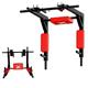 Xn8 Multifunctional Wall Mounted Pull Up Bar/Chin Up Bar- Multi Gym Grip Angles Space Saving- Instant Setup Dip Station for Targeted Muscles, Best Gym Equipment for Strength Training