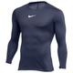 Nike Kinder Dri-FIT Park First Layer Langarmshirt, Midnight Navy/Weiß, S, AV2611-410