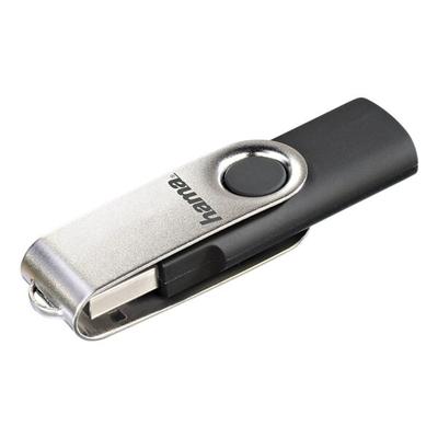 USB-Stick »FlashPen Rotate« 32 GB silber, Hama, 6.6x1.8x0.8 cm