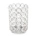 House of Hampton® Gem Pillar Crystal Votive Holder Crystal in Gray | 4.37 H x 3.25 W x 3.25 D in | Wayfair AEDD9B305D6941BF98C05864BFD7AF27