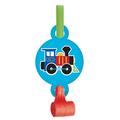 Creative Converting Train Plastic/Paper Disposable Party Favor Set in Blue/Green/Red | Wayfair DTC324341BLWR