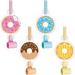 Creative Converting Donut Plastic/Paper Disposable Party Favor Set in Blue/Brown/Yellow | Wayfair DTC324240BLWR