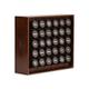 AllSpice Wooden Spice Rack, Includes 30 118ml Jars- Walnut