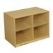 Childcraft 4 Compartment Cubby Wood in Brown | 19 H x 25.62 W x 16 D in | Wayfair 1565128