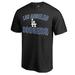 Men's Fanatics Branded Black Los Angeles Dodgers Team Victory Arch T-Shirt