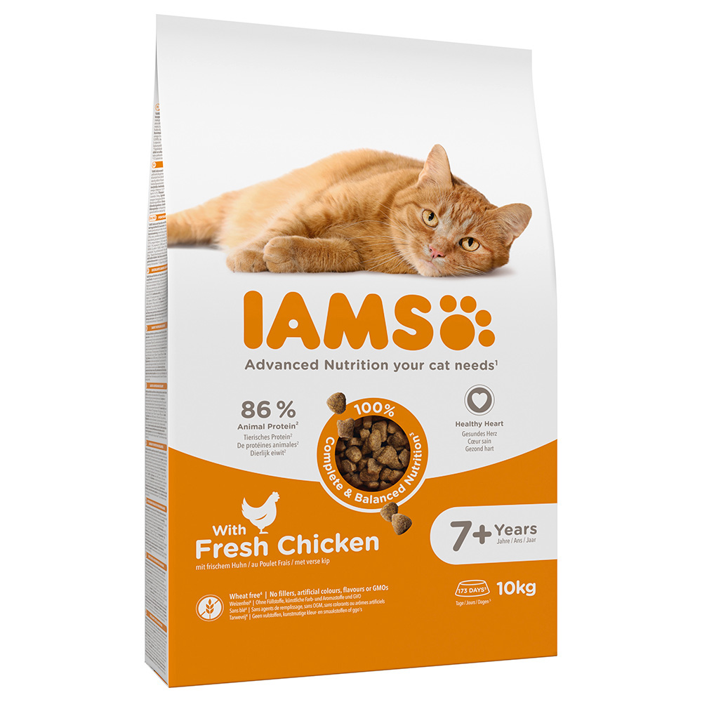 IAMS Advanced Nutrition Senior Pollo fresco Crocchette per gatto - Set %: 2 x 10 kg