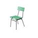 Innit Hapi Indoor/Outdoor Handmade Dining Chair Metal in Green/Black | 32 H x 17 W x 20 D in | Wayfair i20-01-16