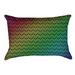 Latitude Run® Avicia Art Deco Lumbar Pillow Polyester in Black | 14 H x 20 W in | Wayfair F5D49CF820A5408494B35B46594C0374