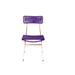 Innit Hapi Indoor/Outdoor Handmade Dining Chair Metal in Indigo/Brown | 32 H x 17 W x 20 D in | Wayfair i20-04-07