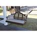 Rosecliff Heights Coury Porch Swing Wood/Solid Wood in Brown | 27 H x 52 W x 17 D in | Wayfair C3DD6CE0743B4800B2F636DD13774D82