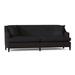 Duralee Cardiff Recessed Arm Sofa Polyester in Gray/Black/Brown | 38 H x 72 W x 34.5 D in | Wayfair WPG10-617-72.15645-105.Black Walnut