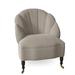 Slipper Chair - Duralee Camille 27" Wide Slipcovered Slipper Chair Polyester in Gray | 32 H x 27 W x 29 D in | Wayfair WPGOS1663-010.DW15939-15