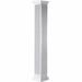 Ekena Millwork Craftsman Classic, Square Non-Tapered, Fluted PVC Column Kit, Tuscan Capital & Tuscan Base, Latex | 72 H x 9.63 W in | Wayfair