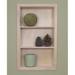 Fox Hollow Furnishings 14x24 Recessed Sloane Wall Niche Wood in Brown | 24 H x 14 W x 3.75 D in | Wayfair 406XLU2-PL